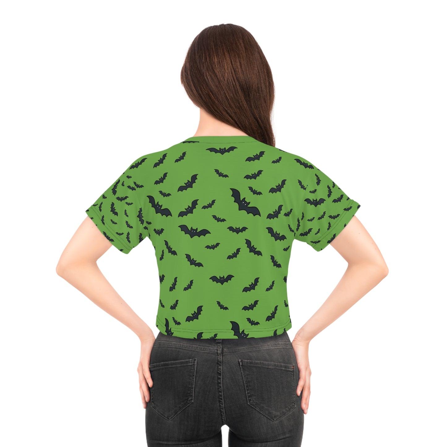 Bats in Flight Crop Tee