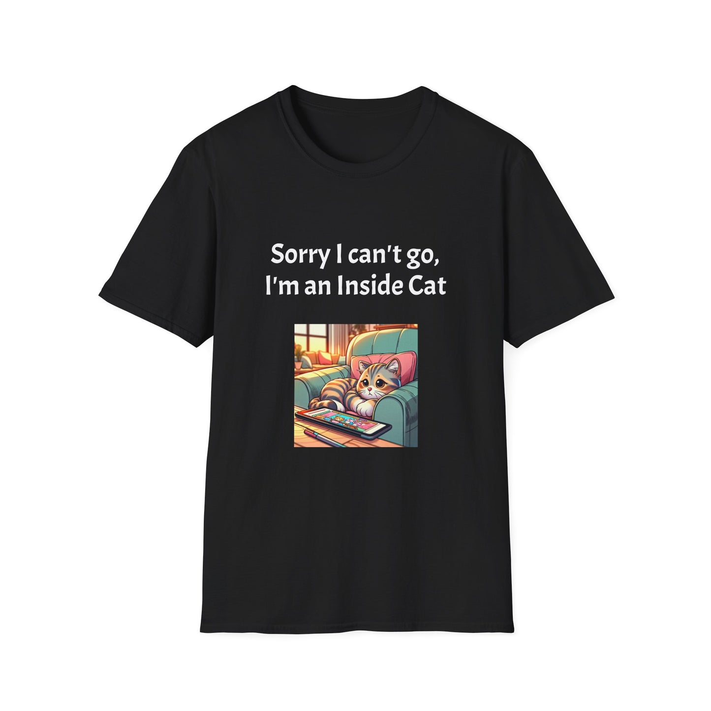 Inside Cat Unisex Softstyle T-Shirt