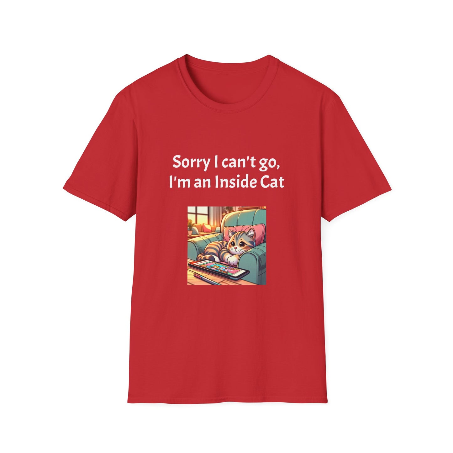 Inside Cat Unisex Softstyle T-Shirt