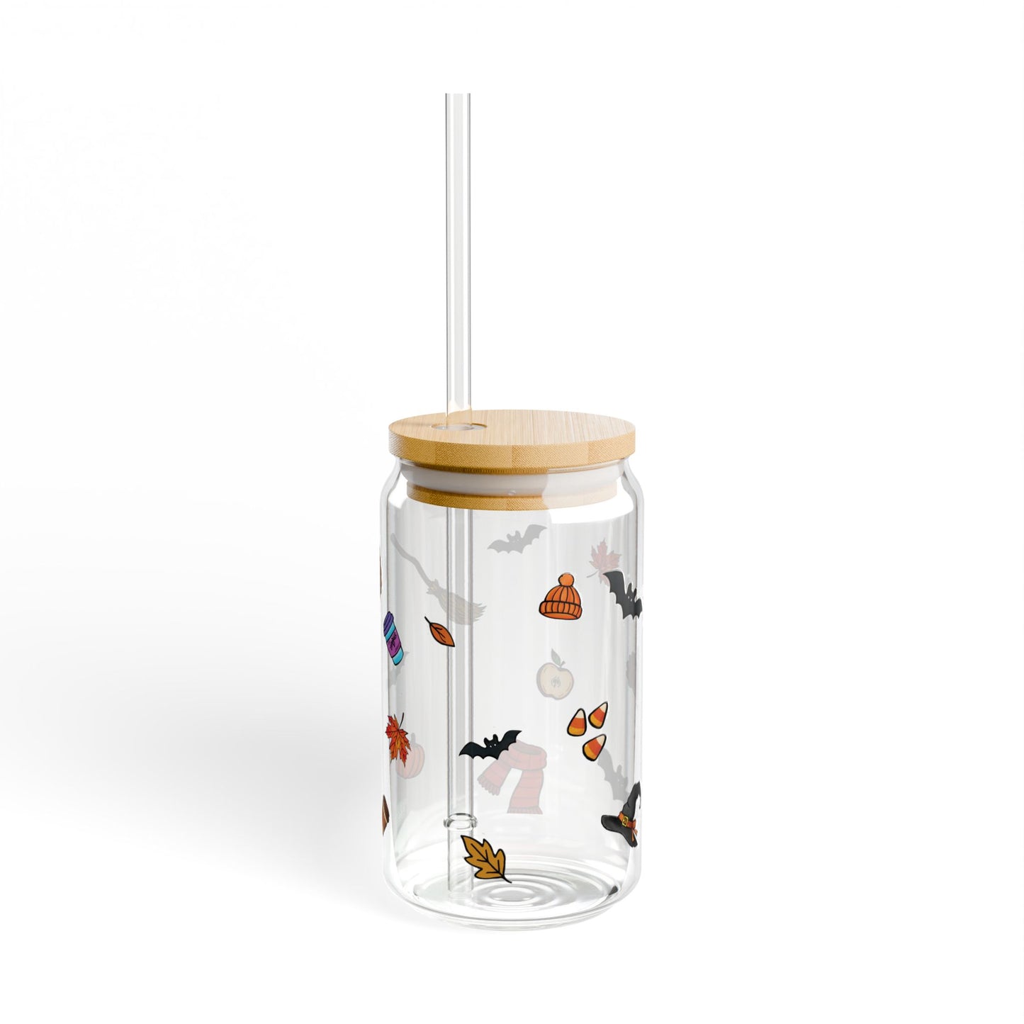 Fall Fun Sipper Glass, 16oz
