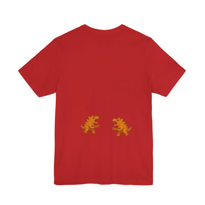 Food fighting nuggets Unisex Short Sleeve Tee