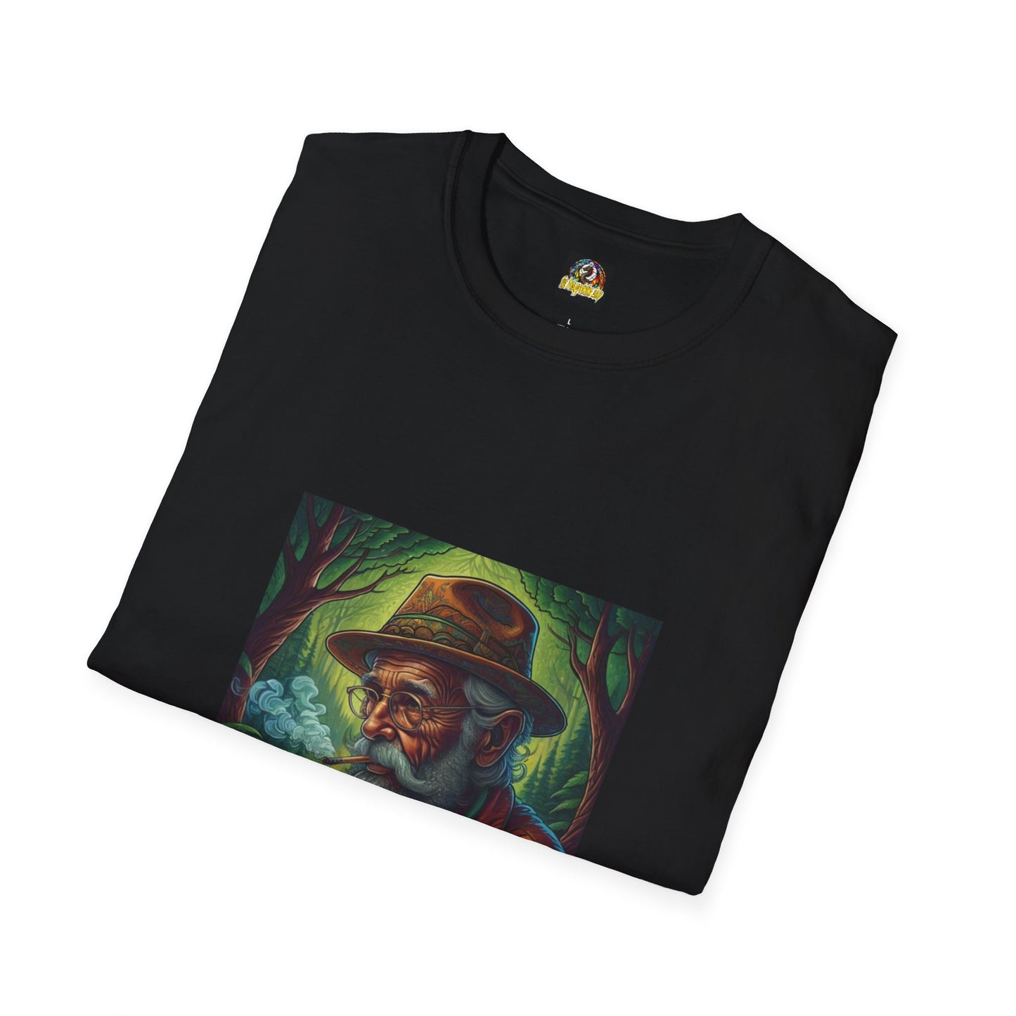 Smoking Man Unisex Softstyle T-Shirt