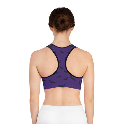 Bats all over Sports Bra