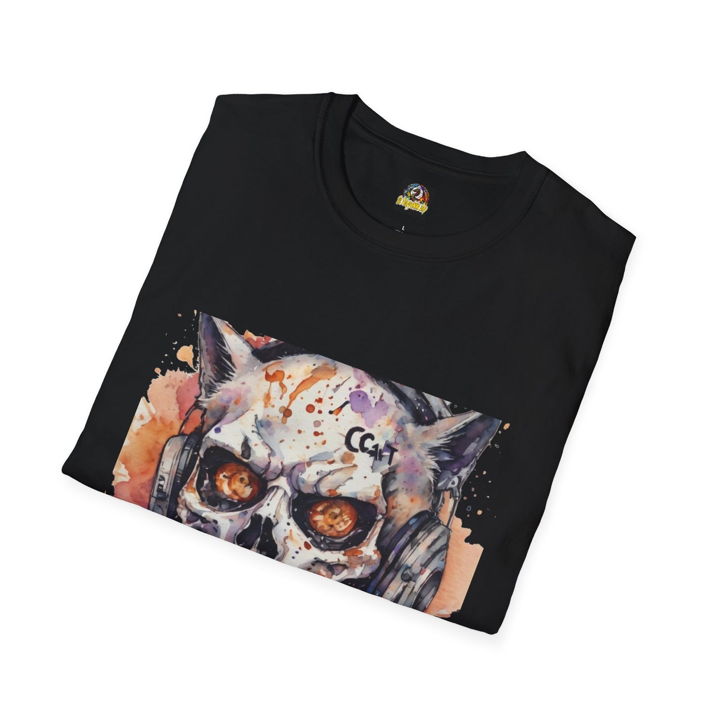 Radio Cat Unisex Softstyle T-Shirt