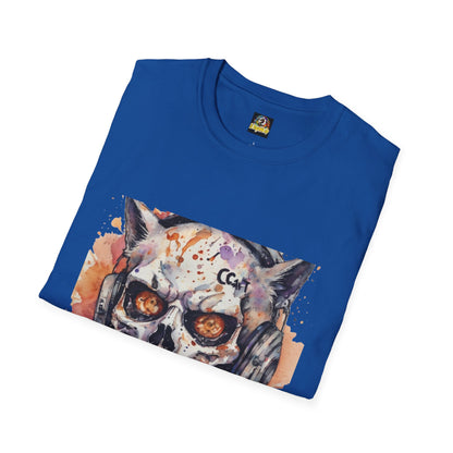Radio Cat Unisex Softstyle T-Shirt