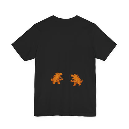 Food fighting nuggets Unisex Short Sleeve Tee