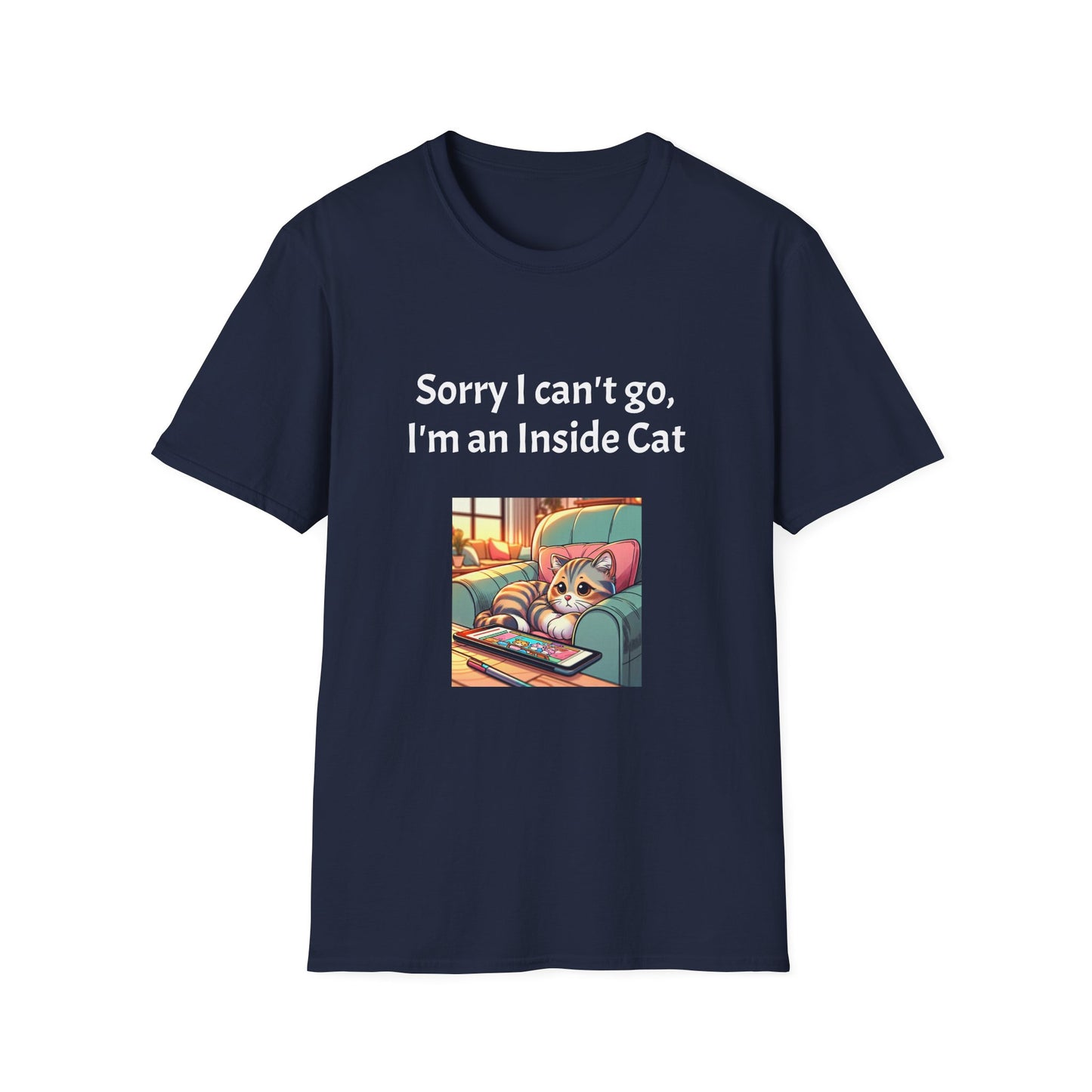 Inside Cat Unisex Softstyle T-Shirt