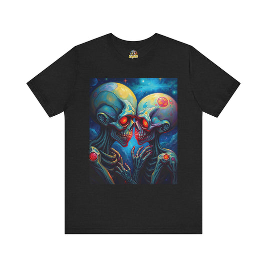 Alien love is love Unisex Jersey Short Sleeve Tee