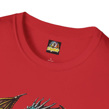 Rainbow Dragon Unisex Softstyle T-Shirt